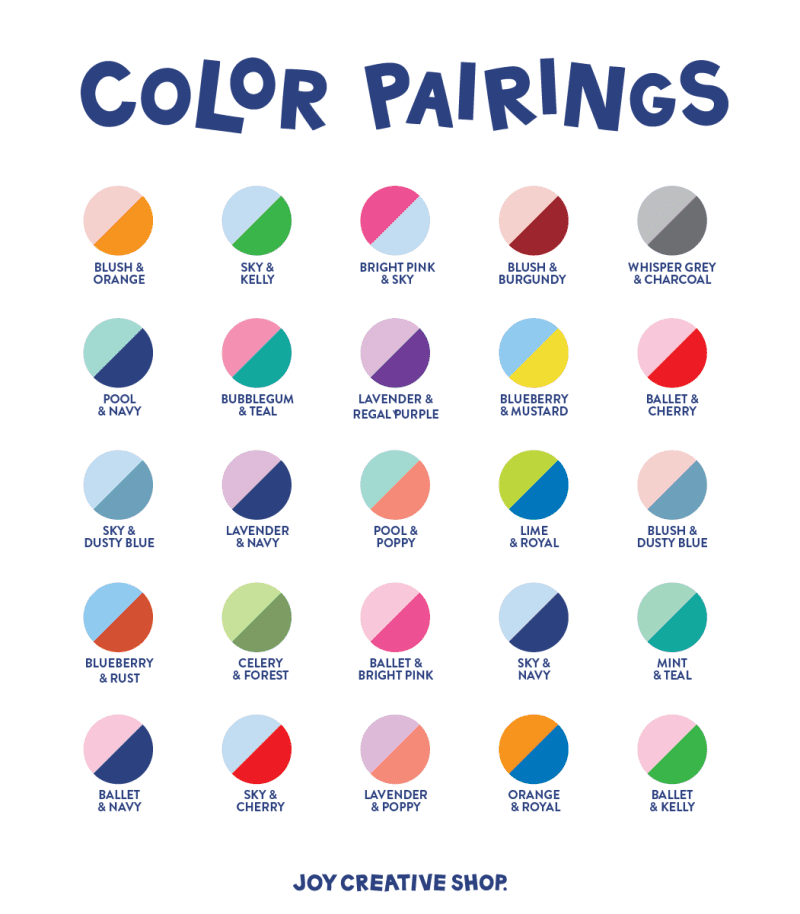 Color Pairings Two Color