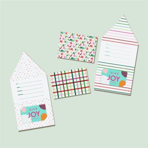 Holiday 2024 Pattern Gift Card Holders Mockup.1B Square