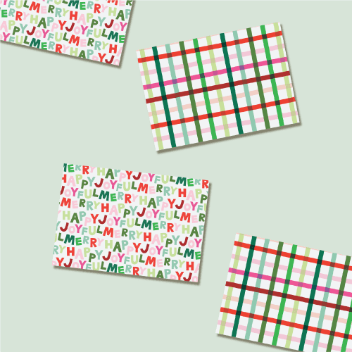 Holiday 2024 Pattern Gift Card Holders Mockup.4 Square