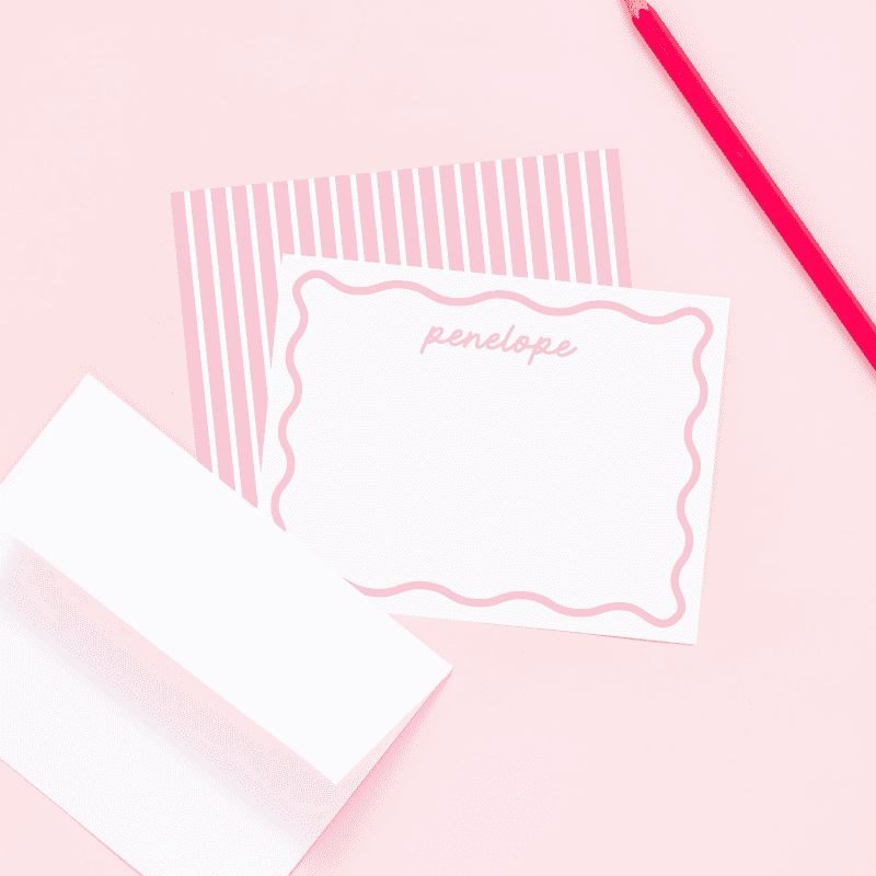 JCSBabyCollectionPersonalizedWavyNotecardListingImage.1 BALLET 01